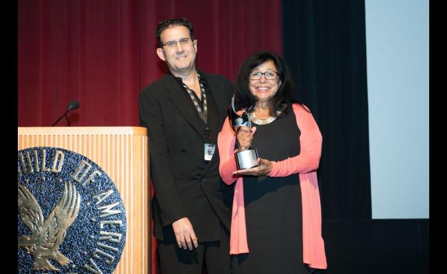Left to Right: Norman Chesky with Manhattan Production Music, and Cassie Lord with 5 Alarm Music