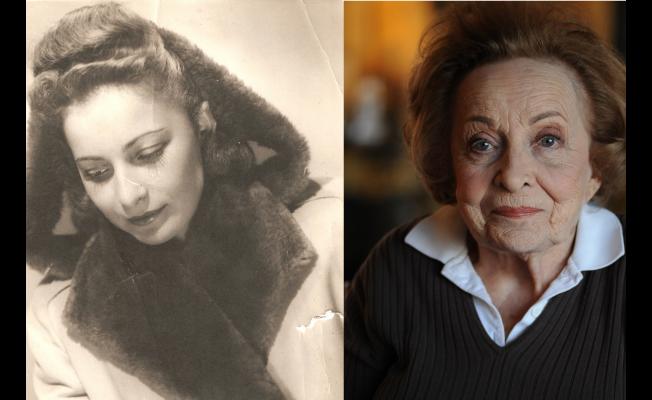 Magda Kasprzycki in 1948 and 2012.
