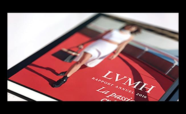 Havas created "2016 Annual Report" for LVMH, Paris
