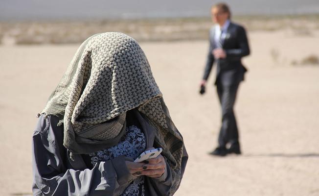 With SHOOTonline Mobile app entry into SHOOT's semi-annual "Behind The Scenes" Photo Contest is easy and fast from anywhere in the world. Shown is SHOOT Summer 2016 BTS Photo Contest Entry: Texting from commercial shoot on location El Dorado Dry Lake Bed, Nevada. Photo by: Rob B.