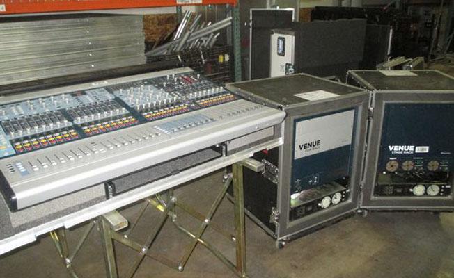 All equipment of major event production company goes on public sale via online auction. Bidding opens Friday, February 26, 2016 for Audio Consoles, Speakers, Amplifiers, Video Monitor Walls, HD Camcorders/Projectors, Wireless/Mic’s, Backline Gear, Mobile Stage/Vehicles , Lighting Consoles/Dimmer Racks/Cable, Trusses, Staging, Flooring, Saddlespan, Lighting, Power Distro, Rigging, Forklifts/Racking ( http://josephfinn.com )