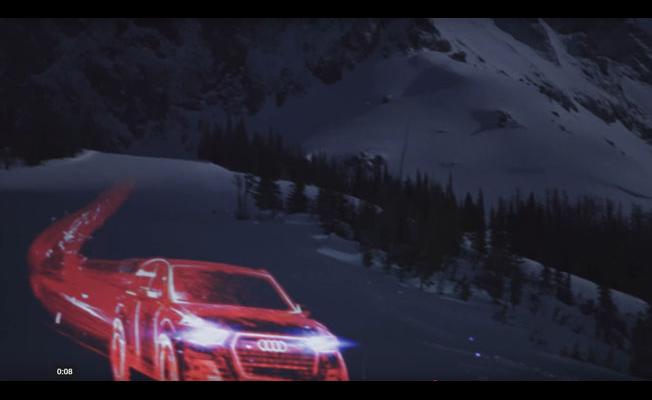 The stunning display was captured entirely in-camera, with no CGI manipulation in post.