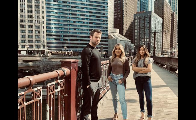 (Chicago L to R: Pat Dunneback, Jessie Wang, Olivia Weiss – not pictured: Miranda Curry)