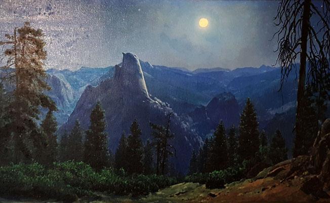 Duncan Alanson Spencer's MOONLIGHT ON GLACIER POINT from Ashley Harrington (WMC)