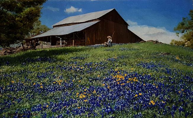 Duncan Alanson Spencer's OLD BARN from Ashley Harrington (WMC)