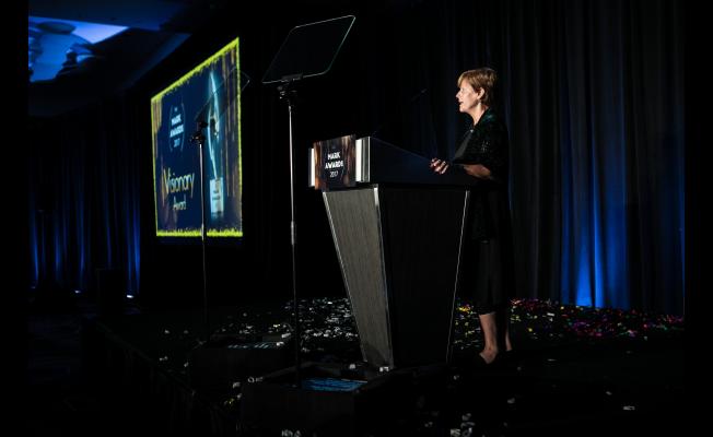 Former ASCAP Executive Dr. Lynne Lummel Received the 2017 "Visionary" Mark Award