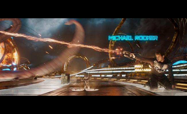 Guardians of the Galaxy Vol. 2 main title image courtesy of Sarofsky.