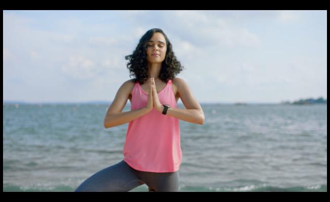 Scene from latest broadcast and digital campaign for Garmin's new Vivoactive 3 smartwatch.
