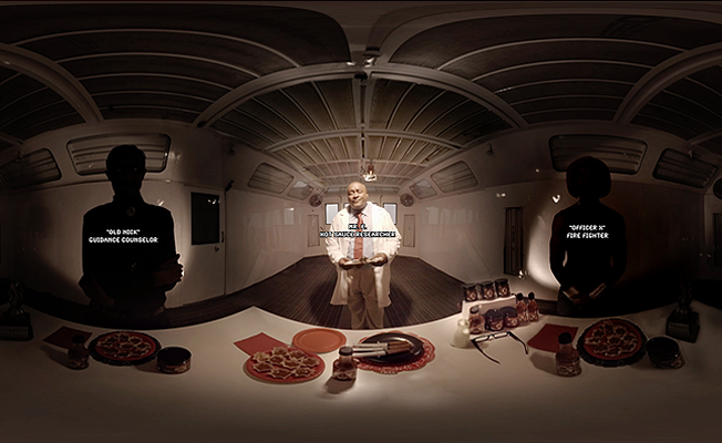 The spot takes place at the secretive Ghost Scream test lab.