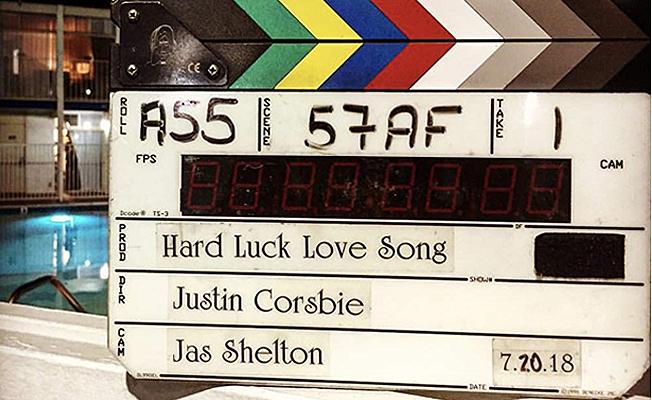 A hard-won achievement: "Hard Luck Love Song" just wrapped principal photography in L.A.