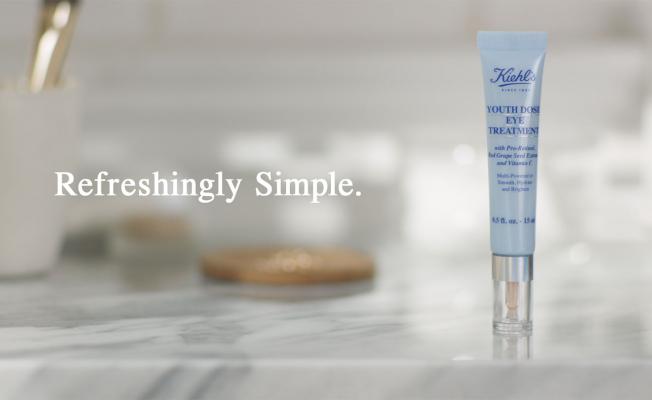 The spot closes with a clean, organic product shot and the tagline, 'Refreshingly simple.'