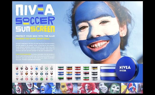 'Nivea Soccer Sunscreen' from Miami Ad School Rio