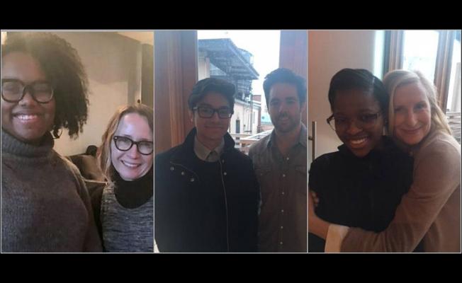 Composite of mentees and mentors taken at our PrePro meeting held last February at The Mill in New York.