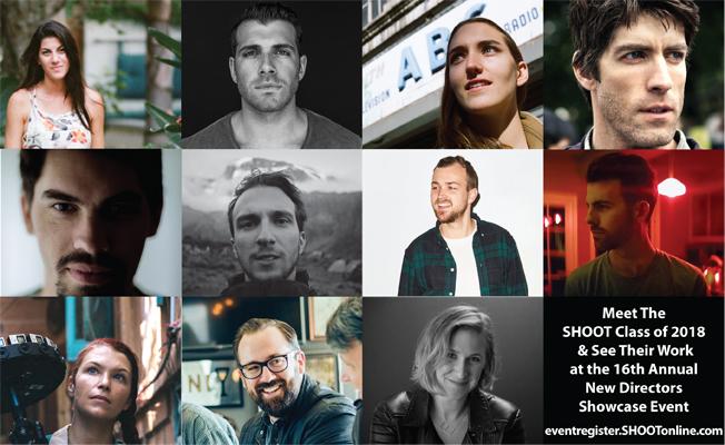 Meet the SHOOT NDS Class of 2018 (from left top row) Nina Meredith, Matteo J. Mosterts, Shaya Mulcahy, Brad Raider, (from left middle row) Christian Schilling, Casey Stein, Duncan Sullivan, Bartley Taylor, (from left bottom row) Celine Tricart, Brett Warkentien, Emma Zakes Green