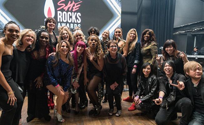 She Rock Awards End Show Group Shot 2020 Photo by Diane Webb