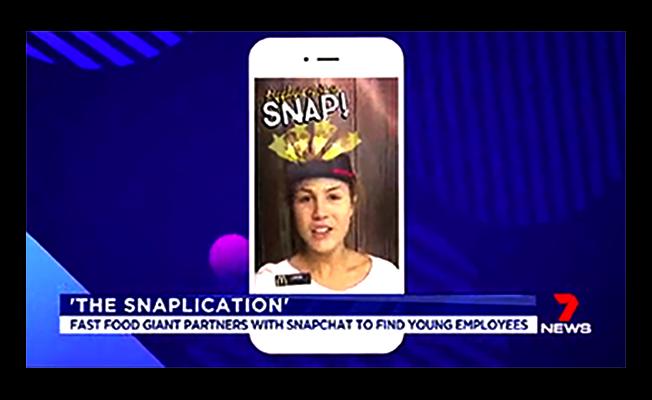 'Snaplications' for McDonald's by VML, Sydney