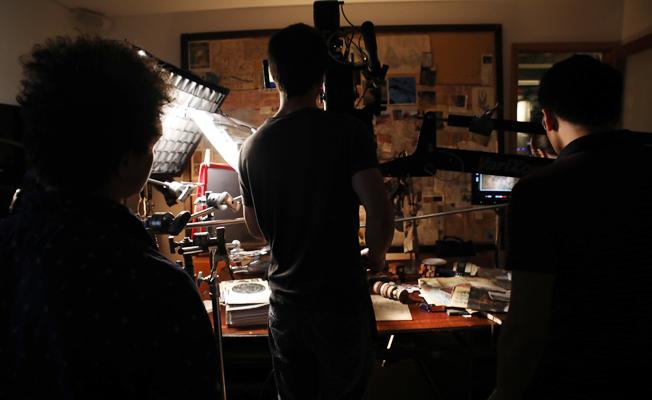 Behind the scenes
